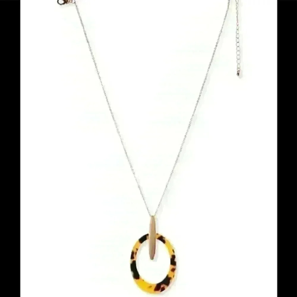 CharterClub new Tortoise Pendant Necklace